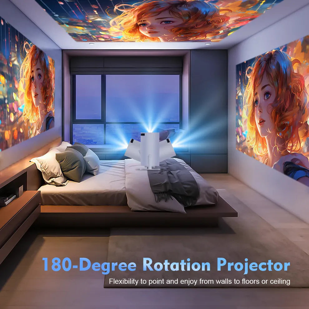 Beamora™ Cinematic Portable Home Projector